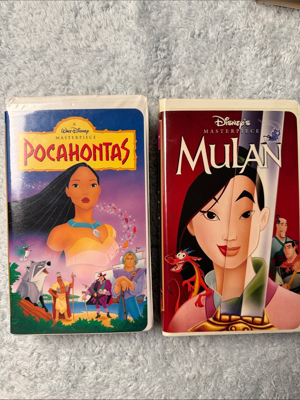 Disney VHS Lot – Mulan & Pocahontas